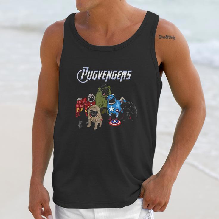 The Pugvengers Funny Superheroes Pug Dog Gift Unisex Tank Top Gifts for Her