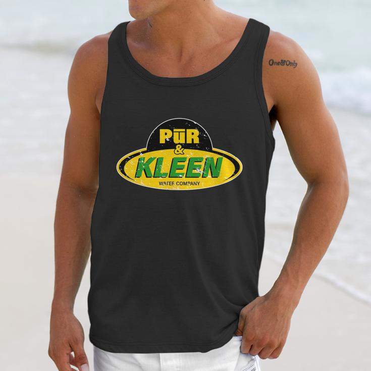 Pur & Kleen Water Company Logo Unisex Tank Top Gifts for Her