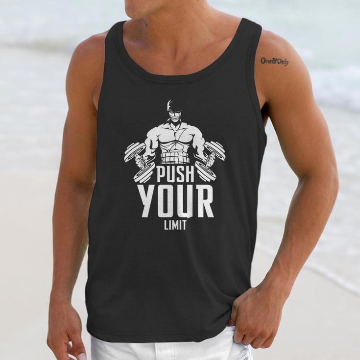 Push Your Limit Roronoa ZoroShirt Unisex Tank Top Gifts for Her