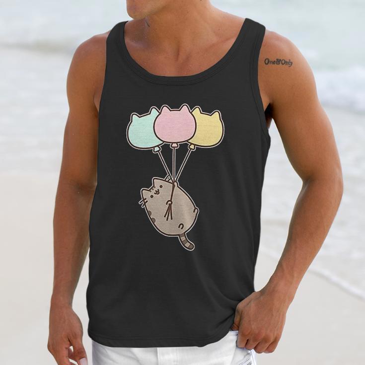 Pusheen The Cat Balloons Juniors Unisex Tank Top Gifts for Her