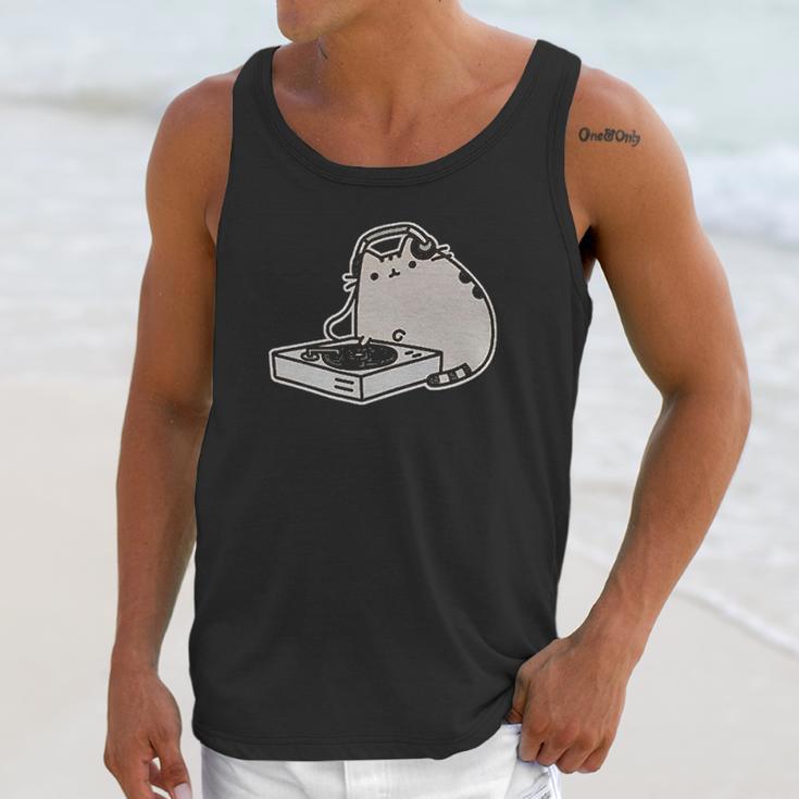 Pusheen The Cat Dj Juniors Unisex Tank Top Gifts for Her