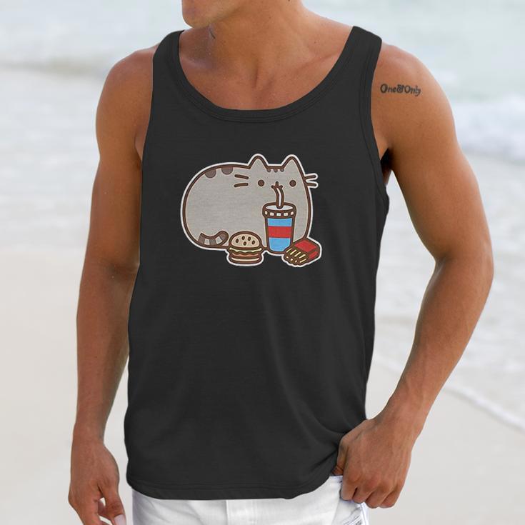 Pusheen The Cat Fast Food Unisex Tank Top Gifts for Her