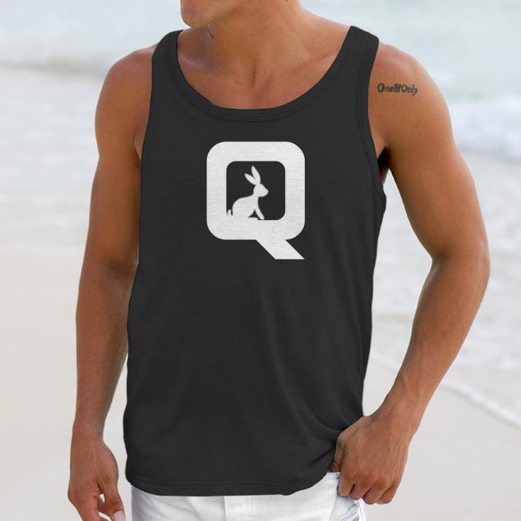 Qanon Follow The White Rabbit Qanon Tee Unisex Tank Top Gifts for Her