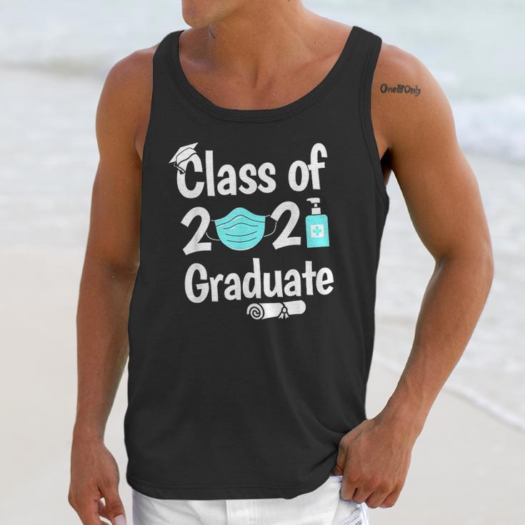 Quarantine 2021 Sanitizer High School Graduate Diploma Unisex Tank Top Gifts for Her