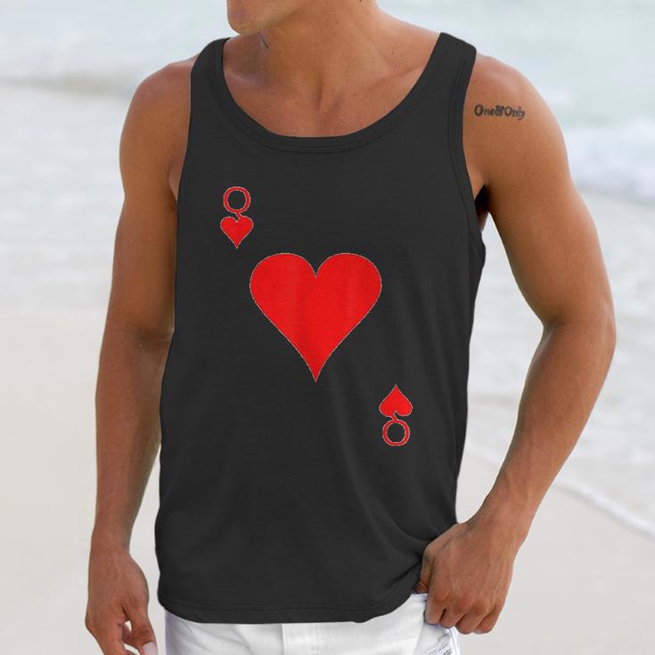 Queen Of Hearts Deck Of Cards Halloween Unisex Tank Top Gifts for Her