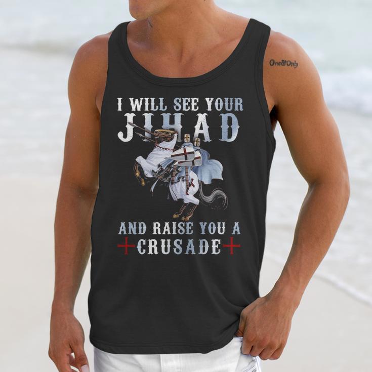 Raise You A Crusade - Templar Shirt Unisex Tank Top Gifts for Her