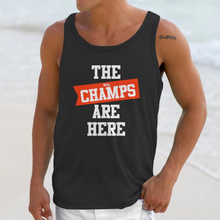 The Real Champs Are Here Unisex Tank Top Gifts for Her