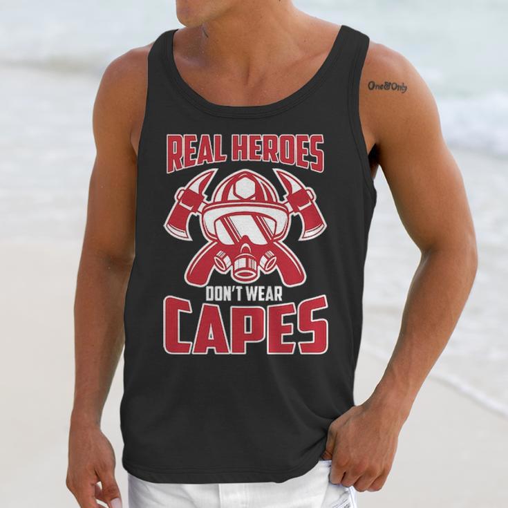 Real Heroes DonWear Capes Firefighter Unisex Tank Top Gifts for Her