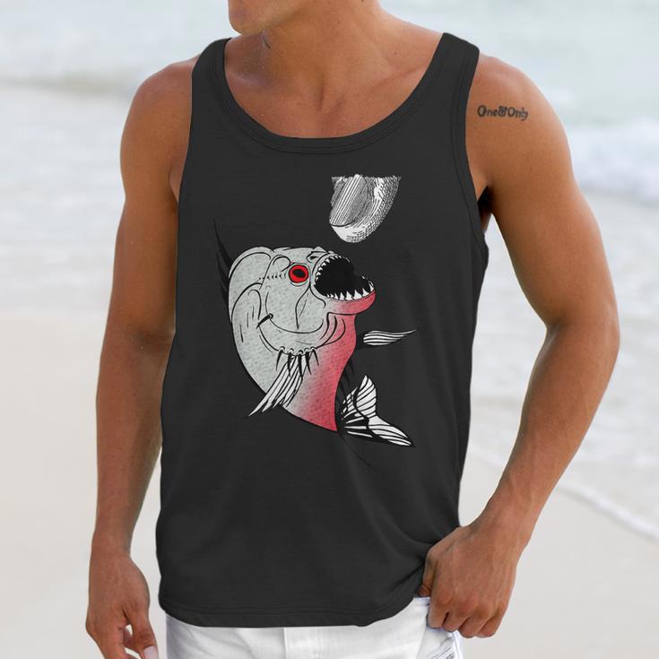 Red Bellied Piranha - Fish - Animal - Fishing Funny Unisex Tank Top Gifts for Her