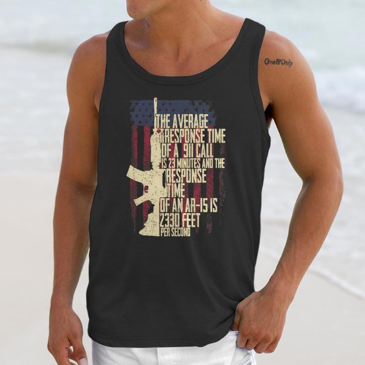 Response Time Ar15 T-Shirt Unisex Tank Top Gifts for Her