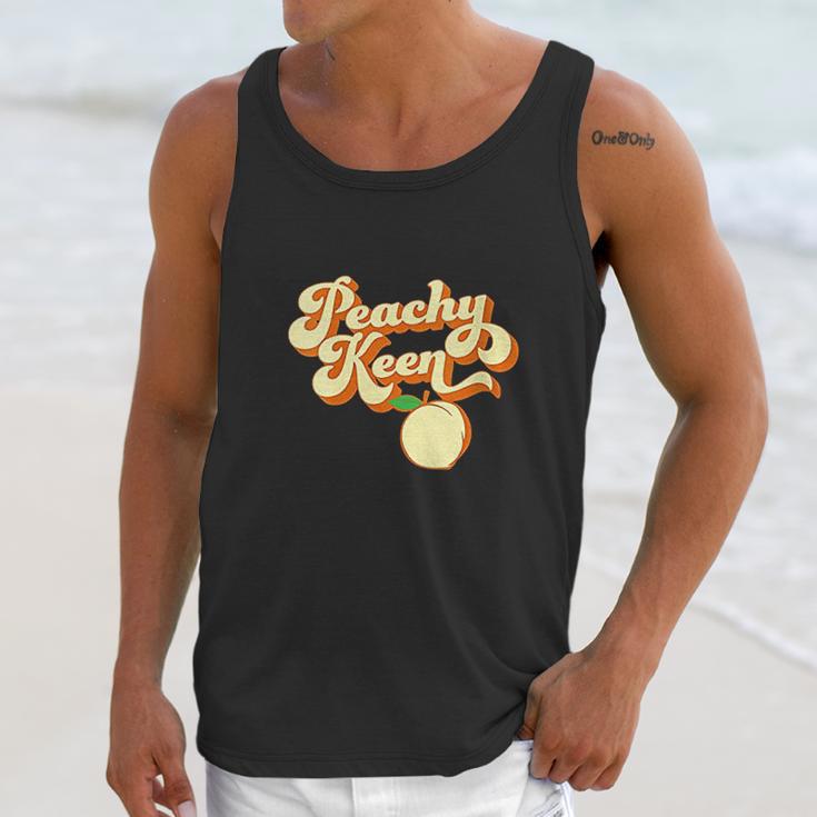 Retro 1980S Peachy Keen Unisex Tank Top Gifts for Her