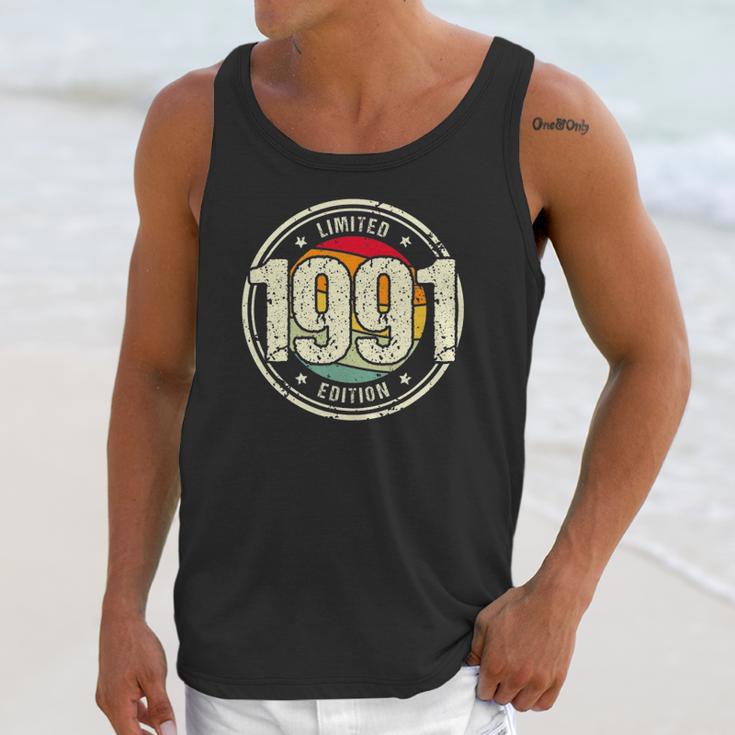 Retro 31 Years Old Vintage 1991 Limited Edition 31St Birthday Unisex Tank Top Gifts for Her