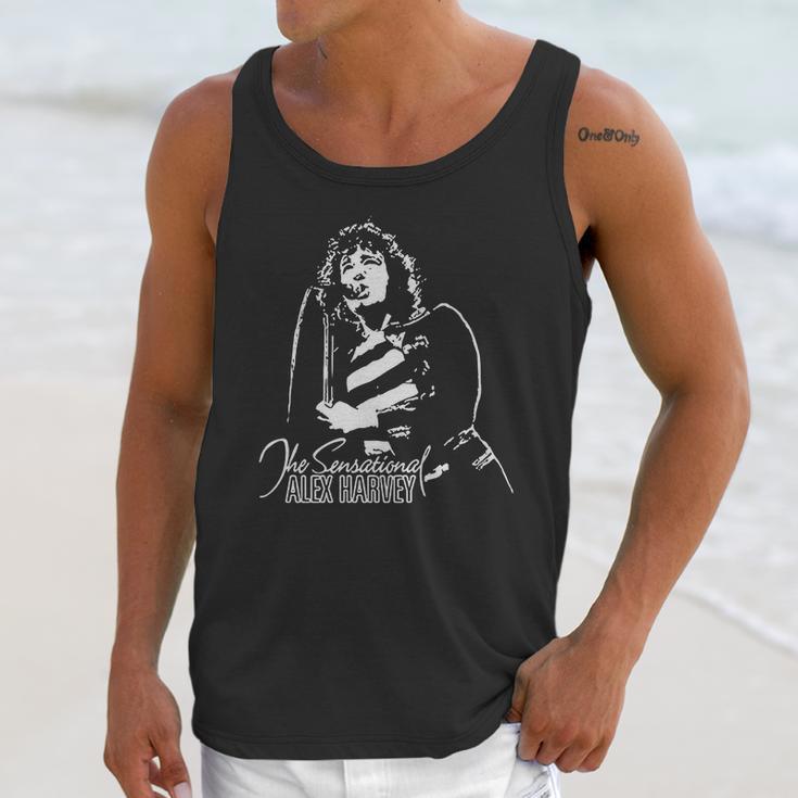 Retro Graphic Alex Harvey The Sensational Unisex Tank Top Gifts for Her