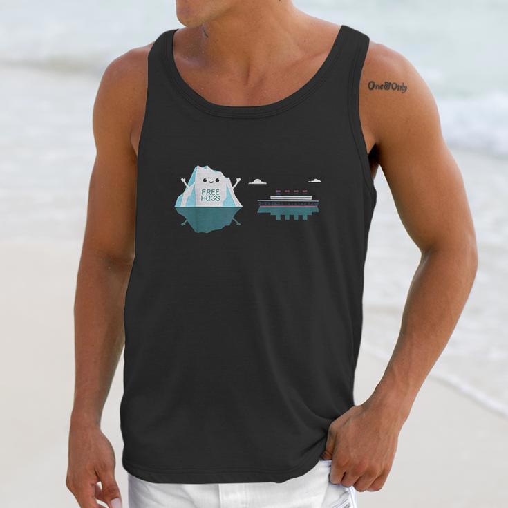 Retro Funny Titanic Cruise Ship Iceberg Unisex Tank Top Gifts for Her