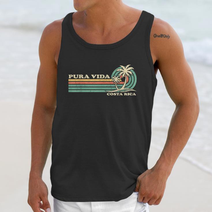 Retro Vintage Family Vacation Costa Rica Pura Vida Beach Unisex Tank Top Gifts for Her