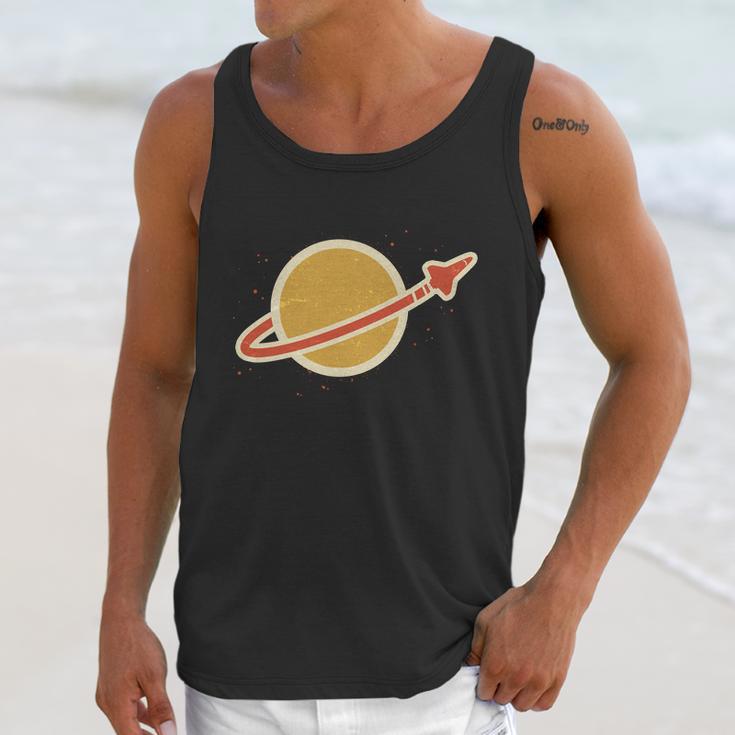 Retro Vintage Planet Space Shuttle Logo Unisex Tank Top Gifts for Her