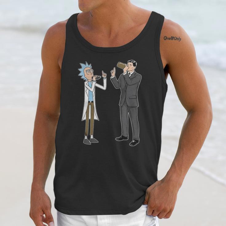 Rick And Archer Drinking Shirt Unisex Tank Top Gifts for Her