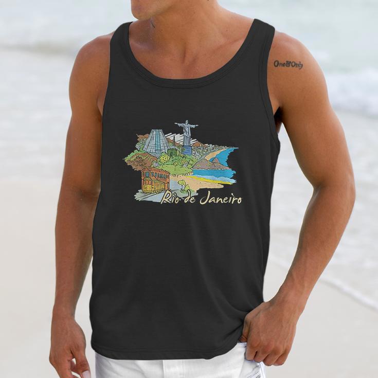 Rio De Janeiro Tourist Unisex Tank Top Gifts for Her