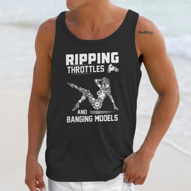 Ripping Throttles And Banging Models T-Shirt Unisex Tank Top Gifts for Her