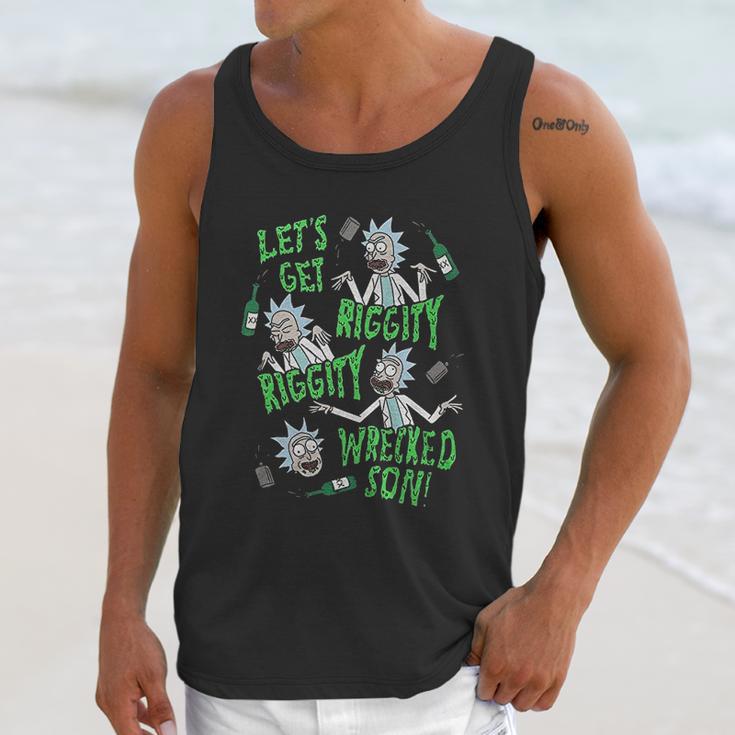 Ripple Junction Rick And Morty Riggity Riggity Wrecked Unisex Tank Top Gifts for Her