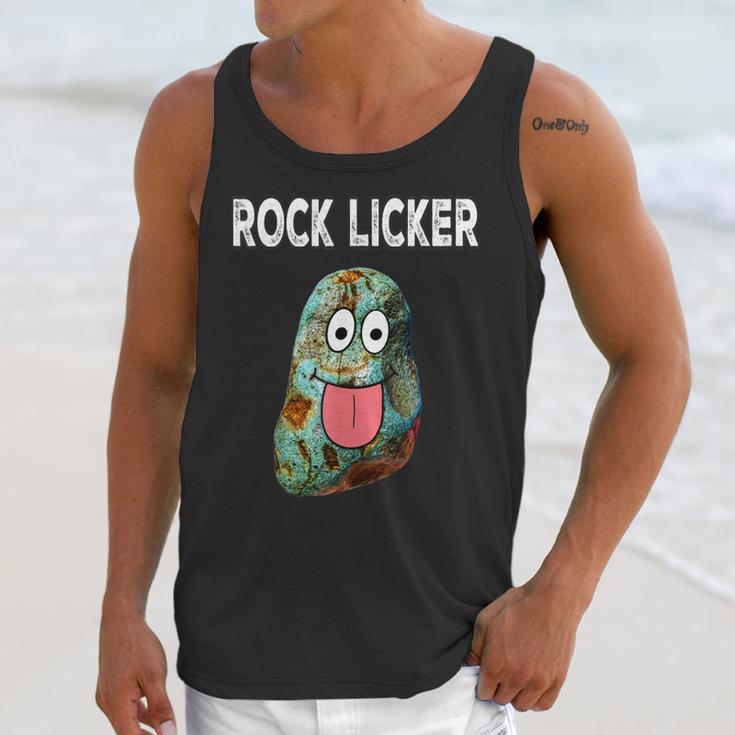 Rock Licker Funny Geologist I Lick Rocks Rockhound Unisex Tank Top Gifts for Her