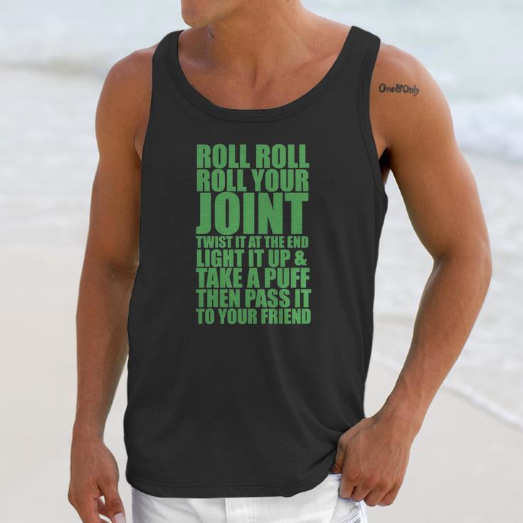 Roll Roll Roll Your Joint Funny Weed Tshirt Tshirts Mens Tshirt Unisex Tank Top Gifts for Her