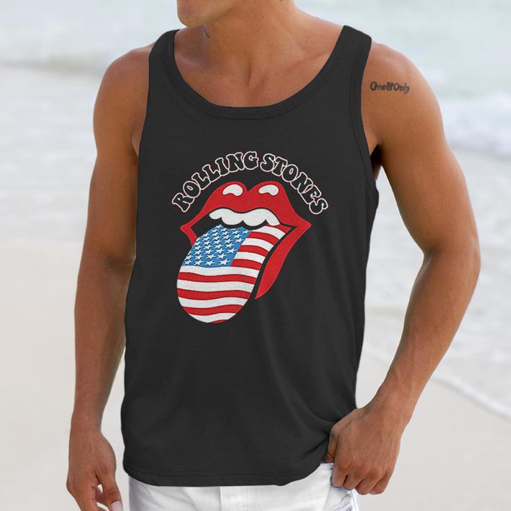 Rolling Stones Usa Tongue Unisex Tank Top Gifts for Her