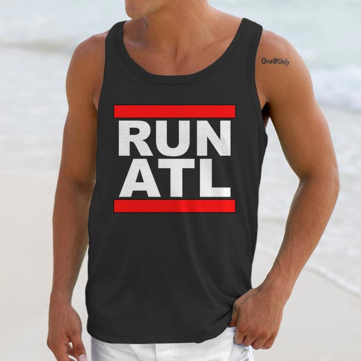 Run Atl Atlanta Georgia Sports Fans Unisex Tank Top Gifts for Her