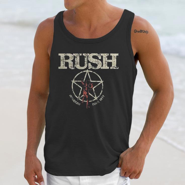 Rush American Tour 1977 Unisex Tank Top Gifts for Her