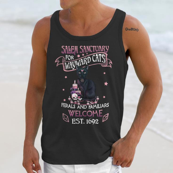 Salem Sanctuary For Wayward Cats Feral And Familiar Unisex Tank Top Gifts for Her