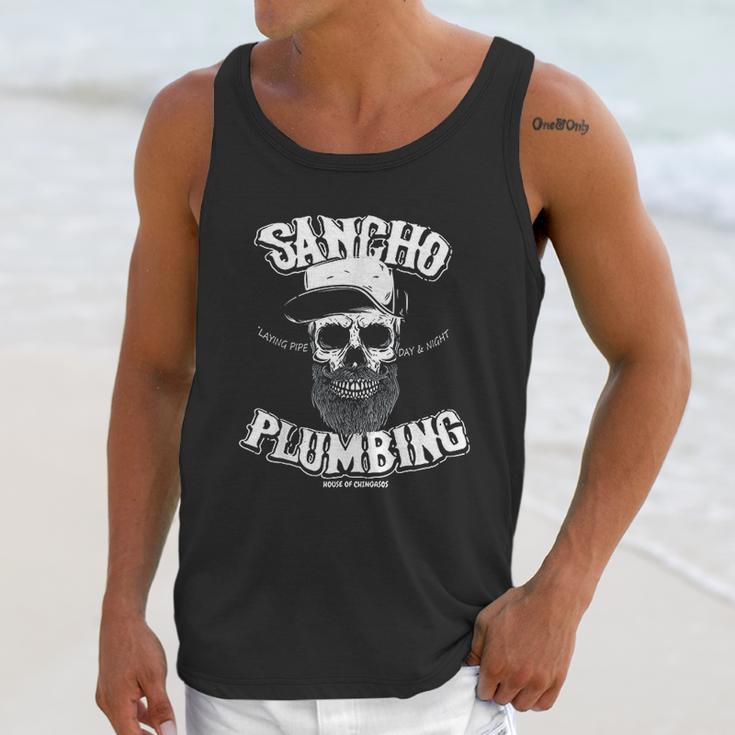 Sancho Laying Pipe Day And Night Plumbing Unisex Tank Top Gifts for Her