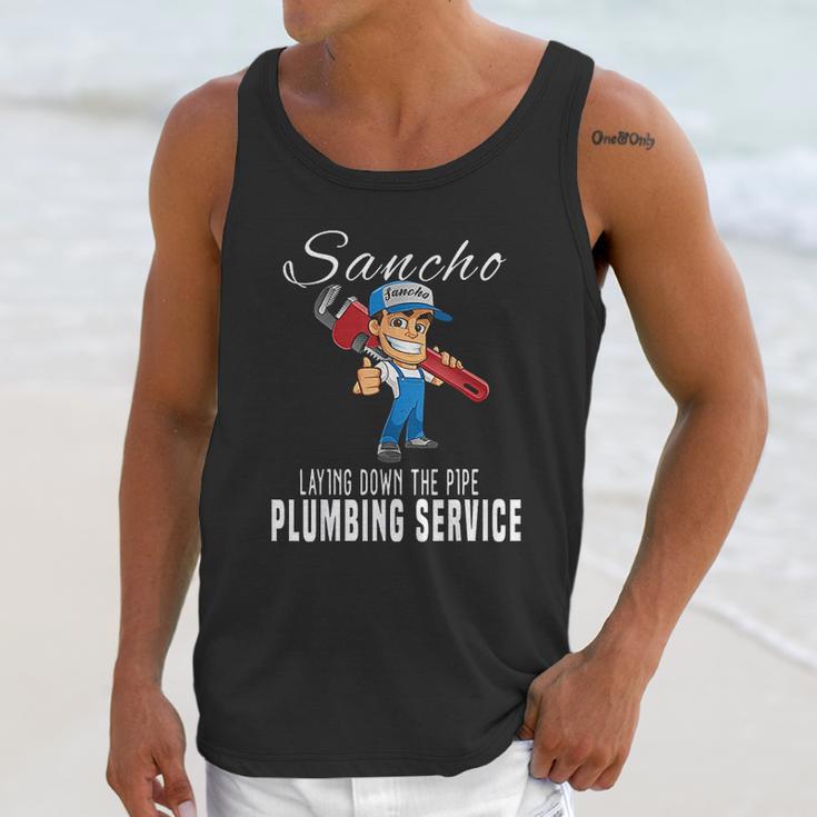 Sancho Plumbing Service Unisex Tank Top Gifts for Her