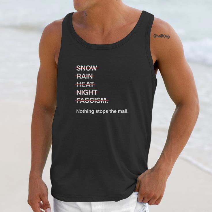 Save The Mail Usps Post Office Us Postal Service No Fascism Unisex Tank Top Gifts for Her