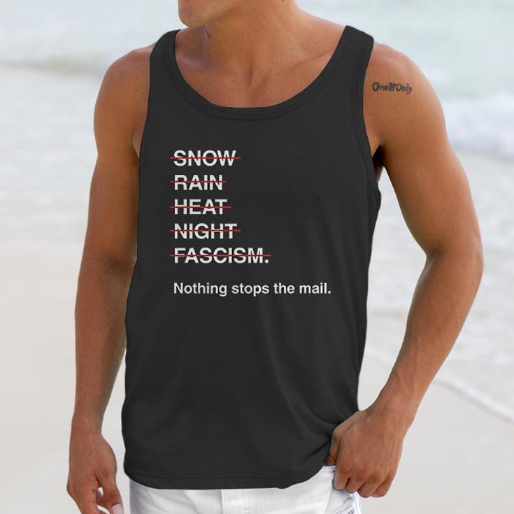 Save The Mail Usps Post Office Us Postal Service No Fascism Unisex Tank Top Gifts for Her