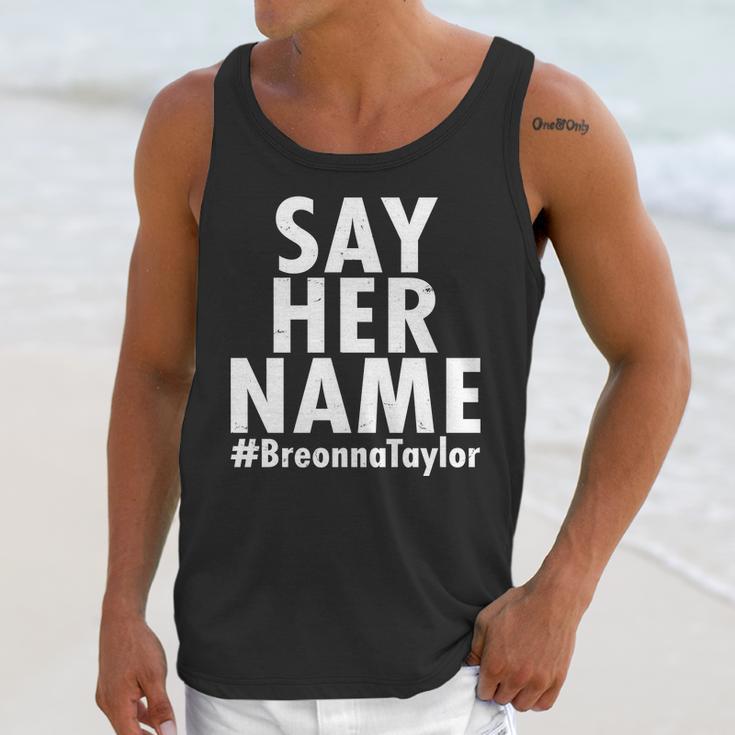 Say Her Name Breonna Taylor Blm Unisex Tank Top Gifts for Her