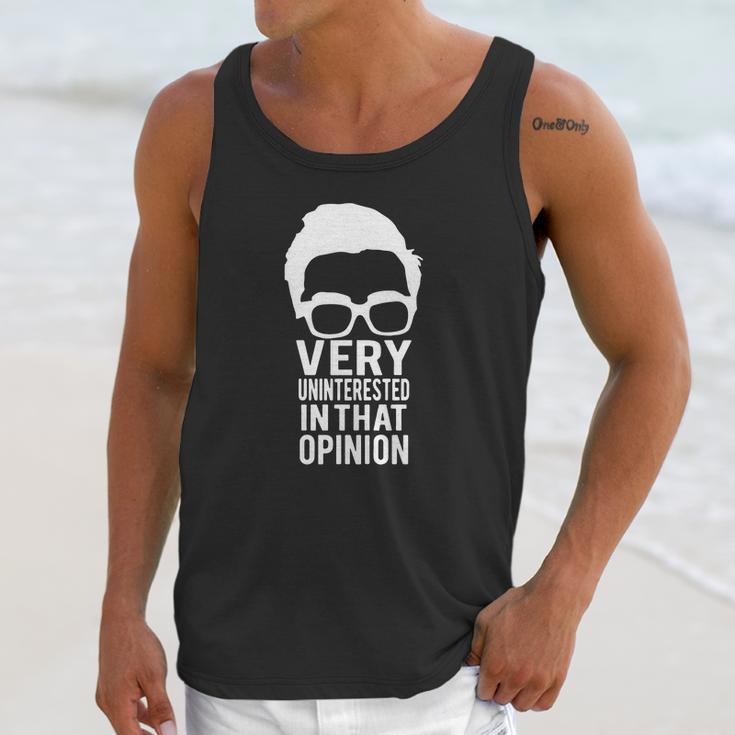 Schitts Creek David Rose Very Interested In That Opinion Unisex Tank Top Gifts for Her