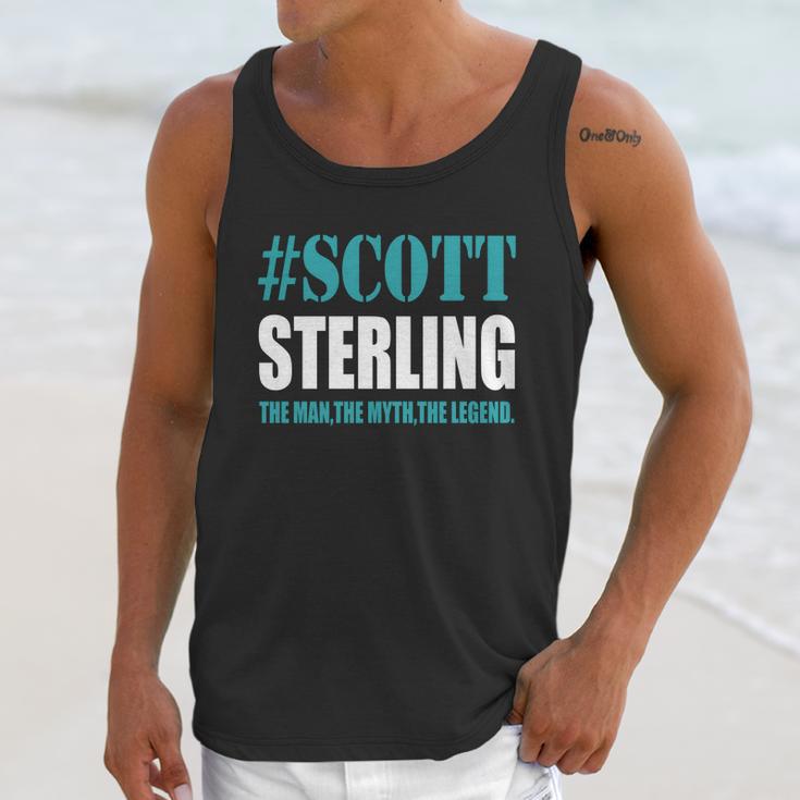 Scott Sterling The Man The Myth The Legend Unisex Tank Top Gifts for Her