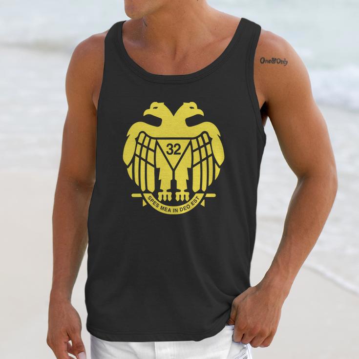 Scottish Rite 32Nd Degree Spes Mea In Deo Est Unisex Tank Top Gifts for Her