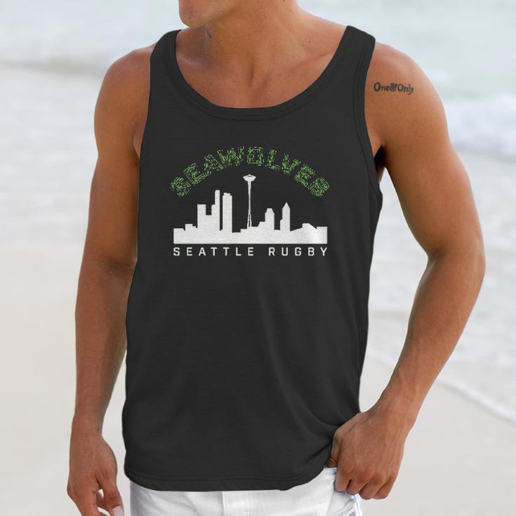 Seattle Seawolves City Skyline Unisex Tank Top Gifts for Her