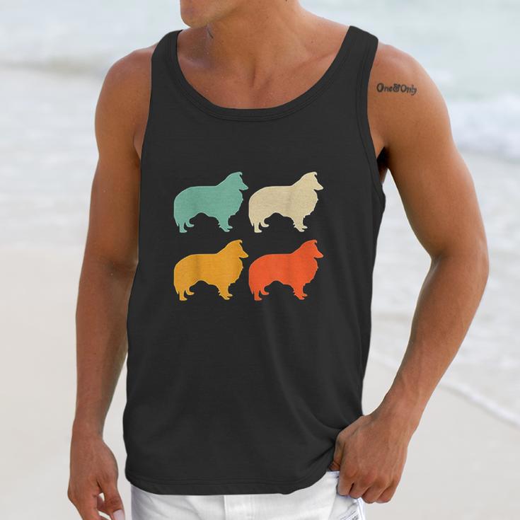 Sheltie Gift For Dog Lover Retro Sheltie Vintage Sheltie Unisex Tank Top Gifts for Her