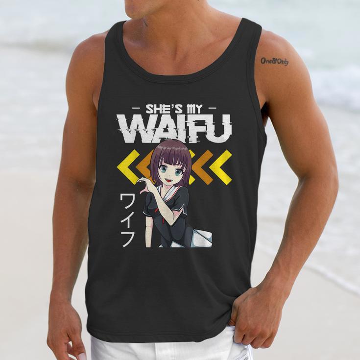 Shes My Waifu Hes My Senpai Anime Manga Couples Romantic Graphic Design Printed Casual Daily Basic Unisex Tank Top Gifts for Her