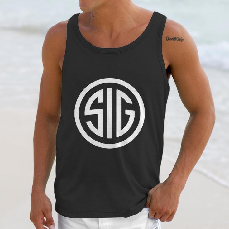 Sig Sauer Cotton Graphic Match With Your Hat Unisex Tank Top Gifts for Her