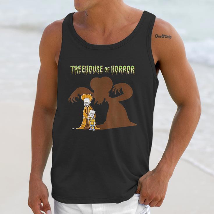 The Simpsons Treehouse Of Horror Dracula Burns And Bart Unisex Tank Top Gifts for Her