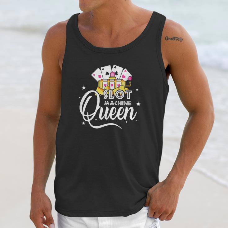 Slot Machine Queen Unisex Tank Top Gifts for Her