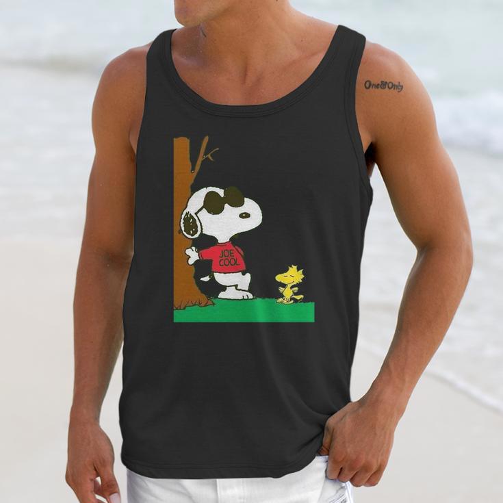 Snoopy Joe Cool And WoodstockShirt Unisex Tank Top Gifts for Her