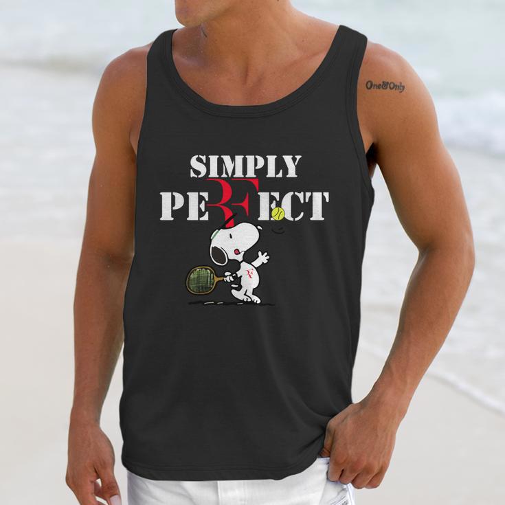 Snoopy Simply Perfect Unisex Tank Top Gifts for Her