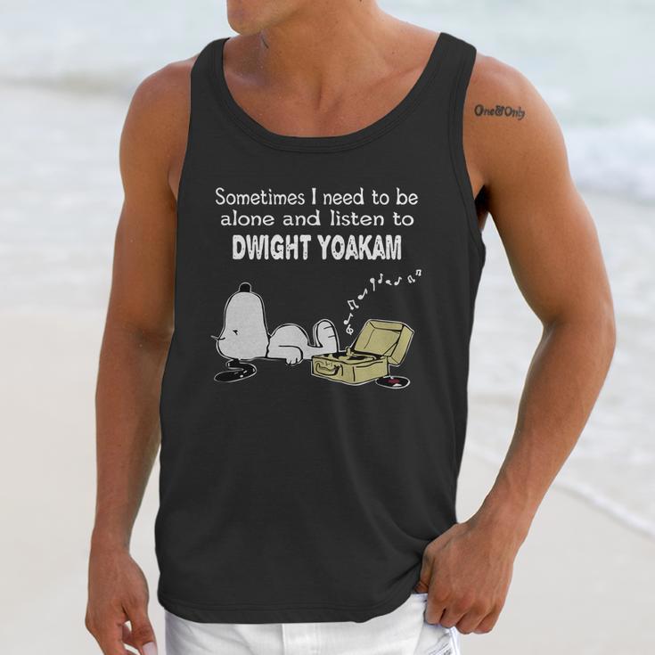 Sometimes I Need To Be Alone And Listen To Dwight Yoakam Unisex Tank Top Gifts for Her