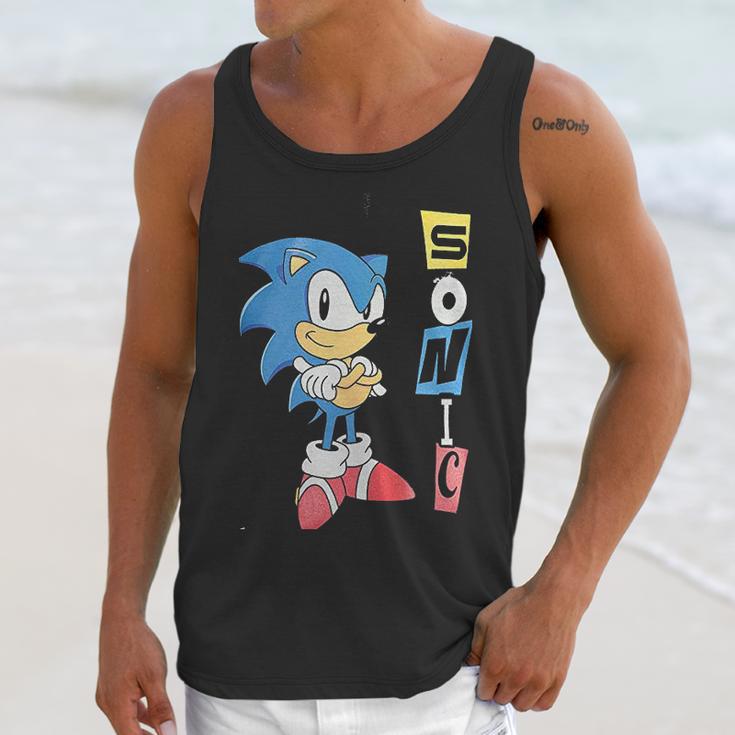 Sonic Hedgehog Cute Unisex Tank Top Gifts for Her