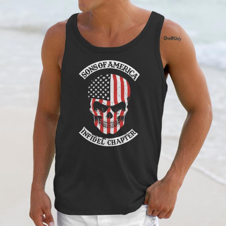 Sons Of America - Infidel Chapter Unisex Tank Top Gifts for Her