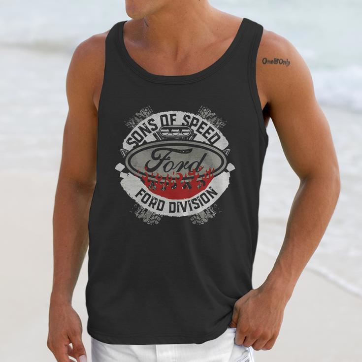 Sons Of Speed Ford Division Tshirt Unisex Tank Top Gifts for Her